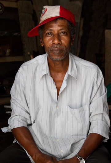 Kenyan Woodshop Worker
