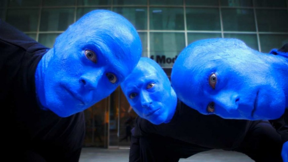 Blue Man Group at MOMA